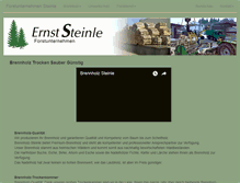 Tablet Screenshot of brennholz-steinle.de
